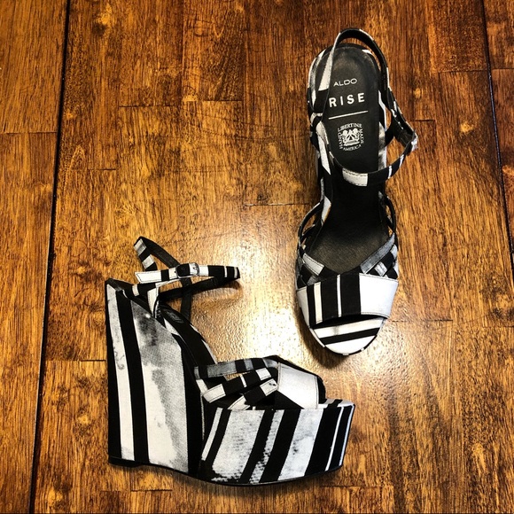 NWOT! ALDO/Libertine Limited Edition Wedges sz 8 - Picture 4 of 13